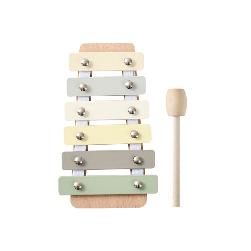 Baby Music Enlightenment Instruments Wooden Percussion Music Toys Baby Montessori Educational Toys Drum, Sandhammer Baby‘S Gift