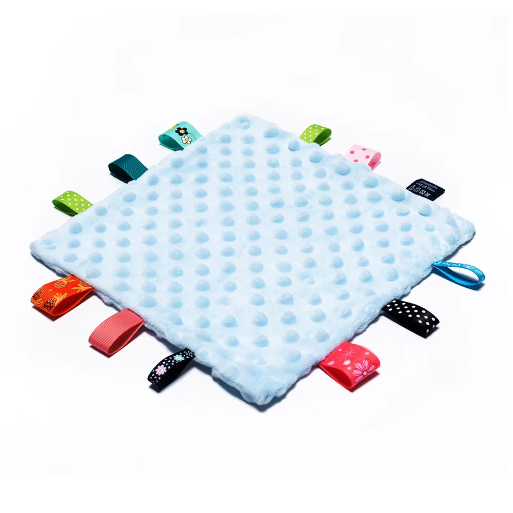 Newborn Baby Soothe Appease Towel Calm Wipes Kids Infant Towel Blanket Cute Soft Square Plush Toys Comforting Taggies Blanket