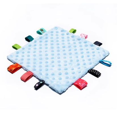 Newborn Baby Soothe Appease Towel Calm Wipes Kids Infant Towel Blanket Cute Soft Square Plush Toys Comforting Taggies Blanket